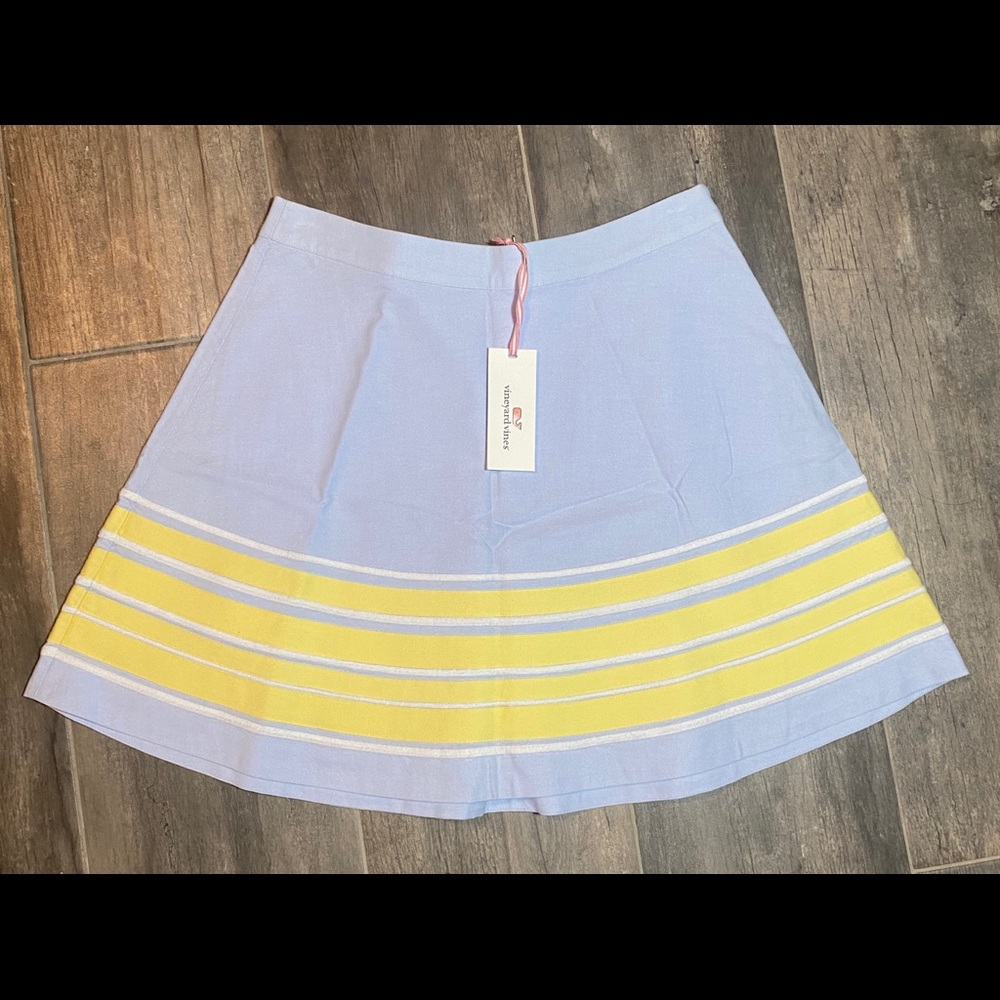Vineyard Vines Boarder stripe swing skirt
